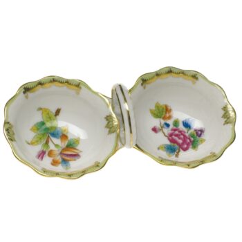 Twin salt cellar - Queen Victoria