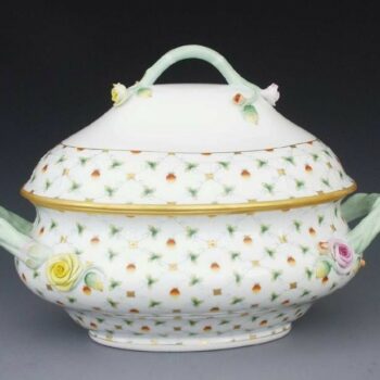 Soup tureen, branch knob - Fresh Strawberry (4QT)