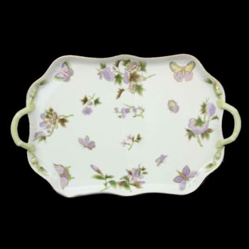Tray w. branch handle - Royal Garden