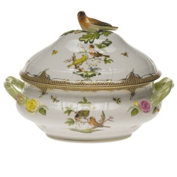 Soup tureen, bird knob - Rothschild Bird Brown
