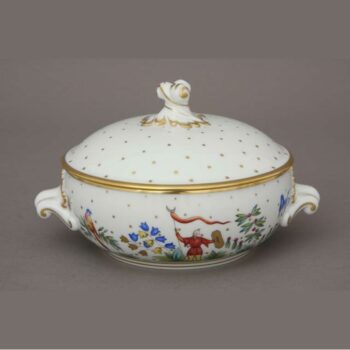 Soup tureen, twisted knob - Oriental Showmen