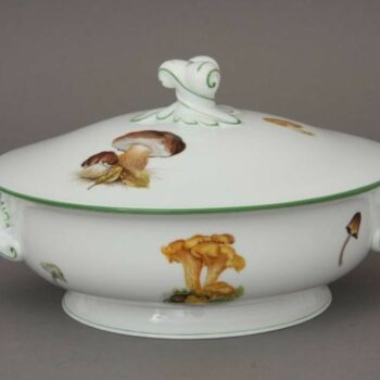 Vegetable dish, twisted knob - Mushroom Edition