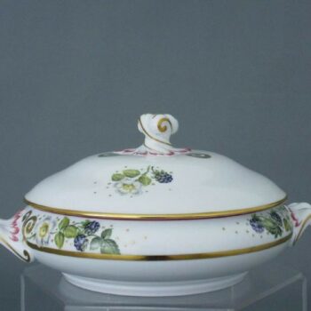 Vegetable dish, twisted knob - Berries Gold Edition