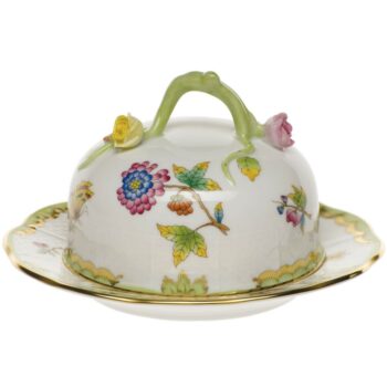Butter dish, branch knob - Queen Victoria
