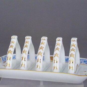 Toast rack - Chinese Bouquet Blue