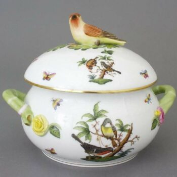 Soup tureen, bird knob - Rothschild Bird