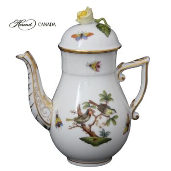Coffee Pot, rose knob - RO
