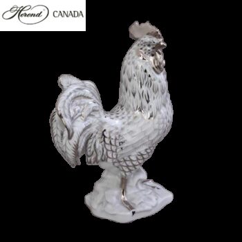 Rooster, standing - Fishnet Platinum
