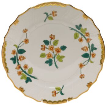 Dinner Plate - Chinese Bouquet Rust