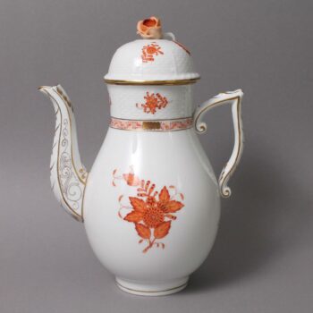 Coffee Pot, bud knob - Chinese Bouquet Rust