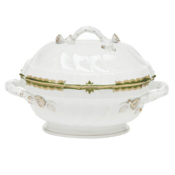 Soup tureen, branch knob - Princess Victoria Colors