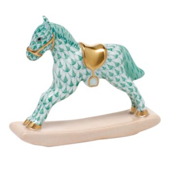 Herend Rocking Horse Rust - Fishnet Colors