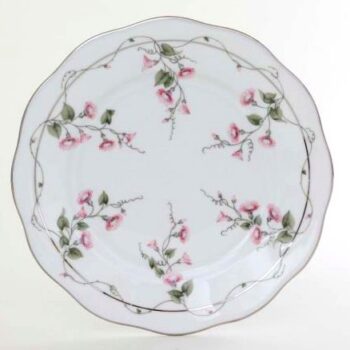 Salad Plate - Morning Glory Platinum Colors