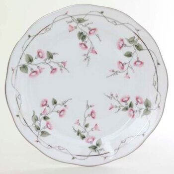 Dinner Plate - Morning Glory Platinum Colors