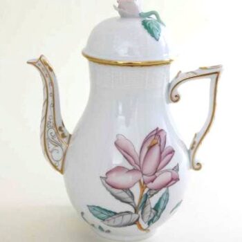 Coffee Pot, rose knob - Rothschild Bird