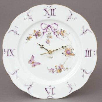 20527-0-47 EDEN Herend Eden Butterfly Wall Clock