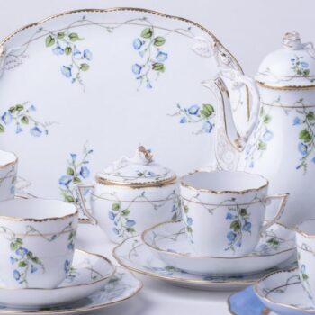 Coffee Set for 4 Persons - Herend Nyon / Morning Glory