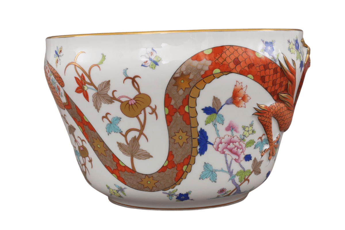 Herend Dragon Cachepot Rust Reserve Collection - Image 3