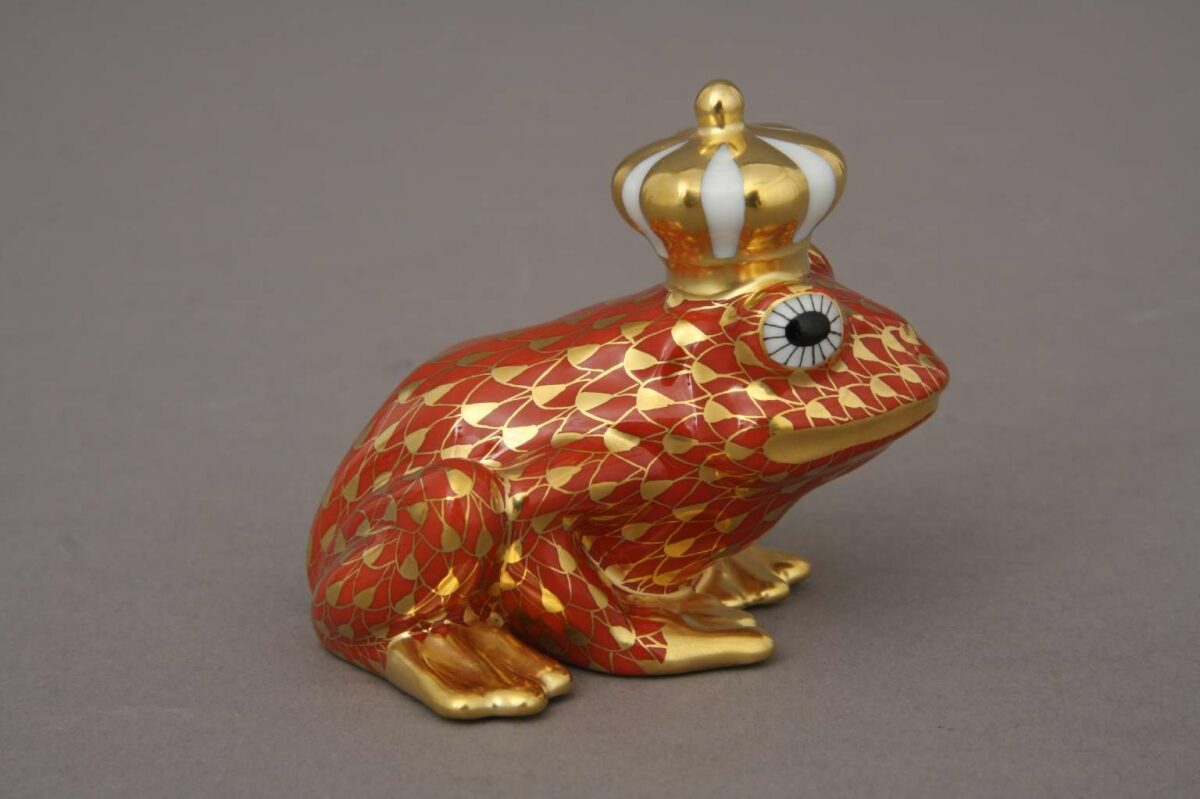Frog Prince Gold Fishnet Turquoise - Image 3