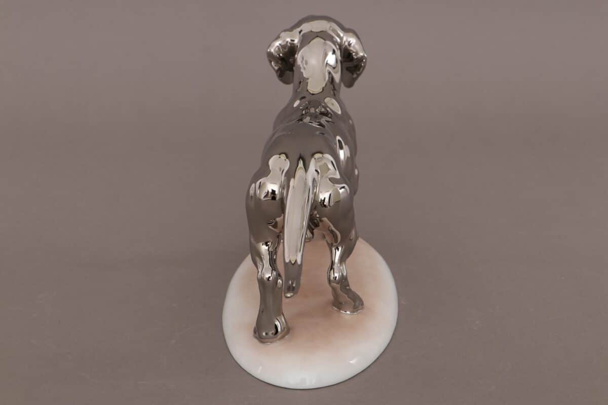 Herend-Dachshund-Animal-Figurine-Platinum