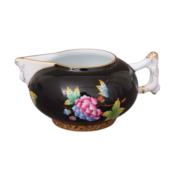 Herend-Porcelain-Black-Victoria-Creamer-03343021-VE-FN