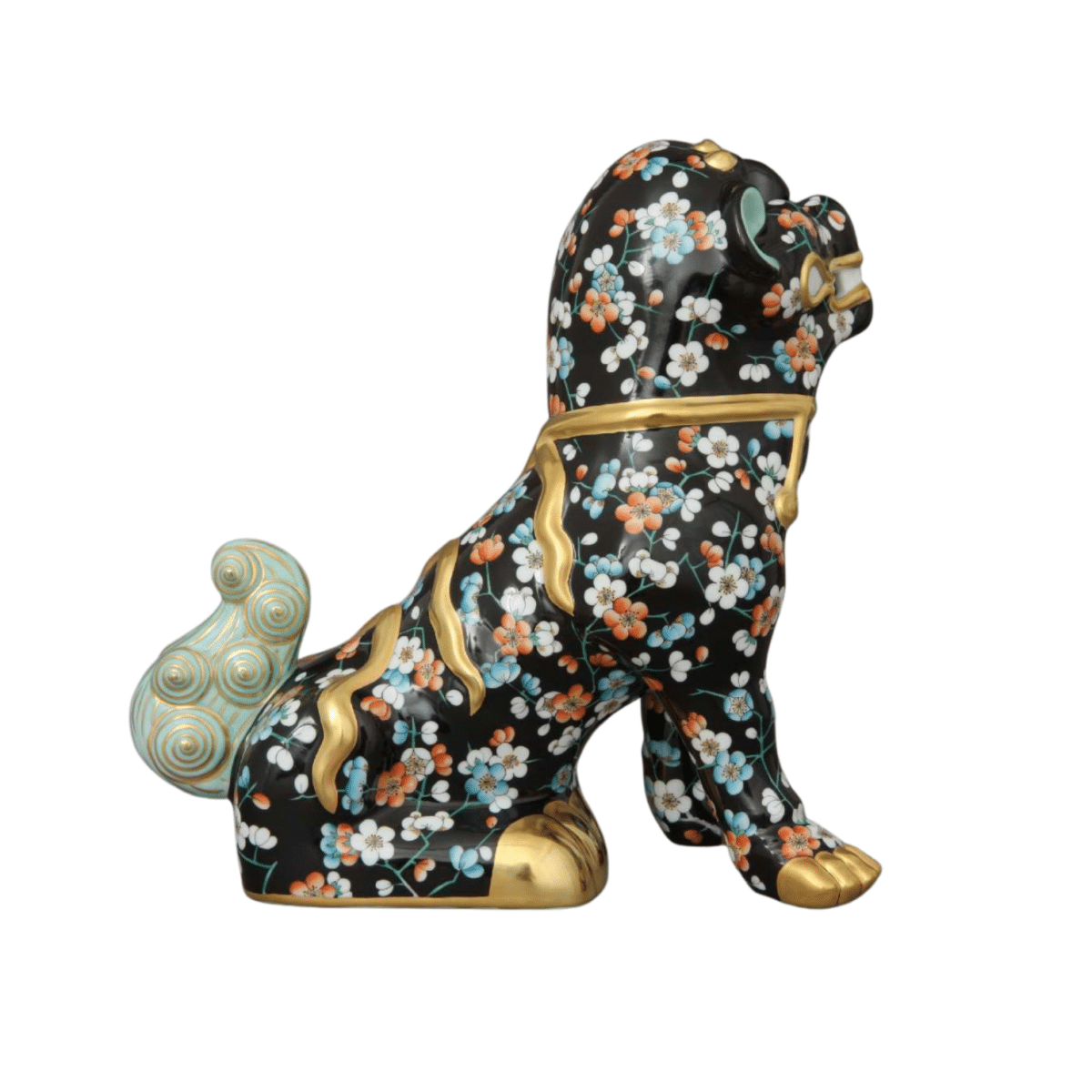 Herend-Porcelain-Fo-Dog-Red-Black-Plum-05308-0-00-PFNC-2