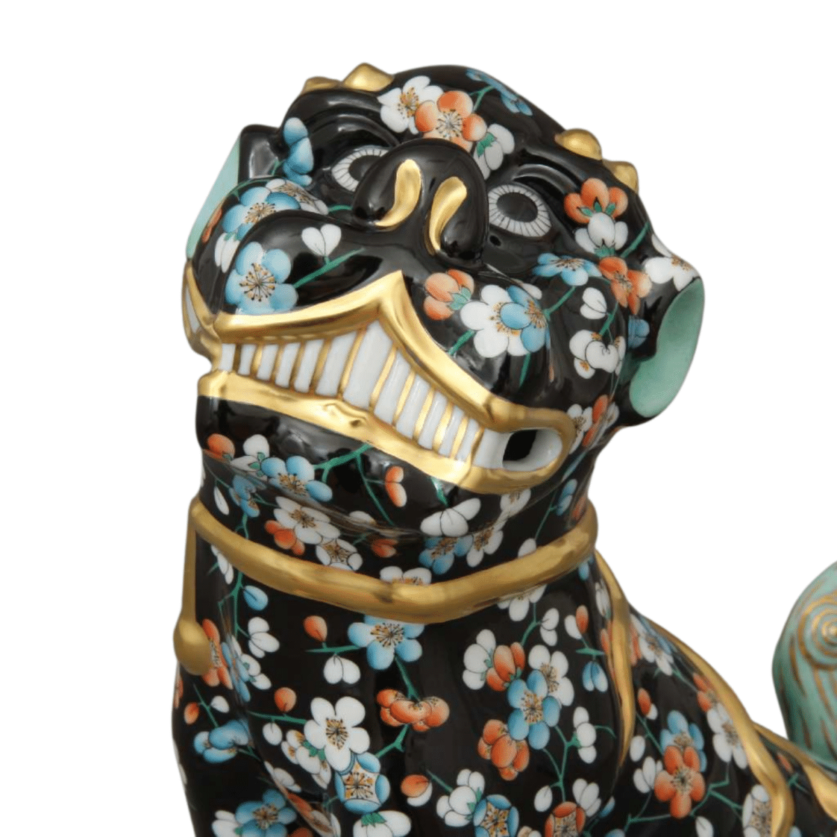 Herend-Porcelain-Fo-Dog-Red-Black-Plum-05308-0-00-PFNC-1