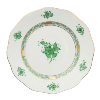 Chinese Bouquet Green - Salad Plate - Herend